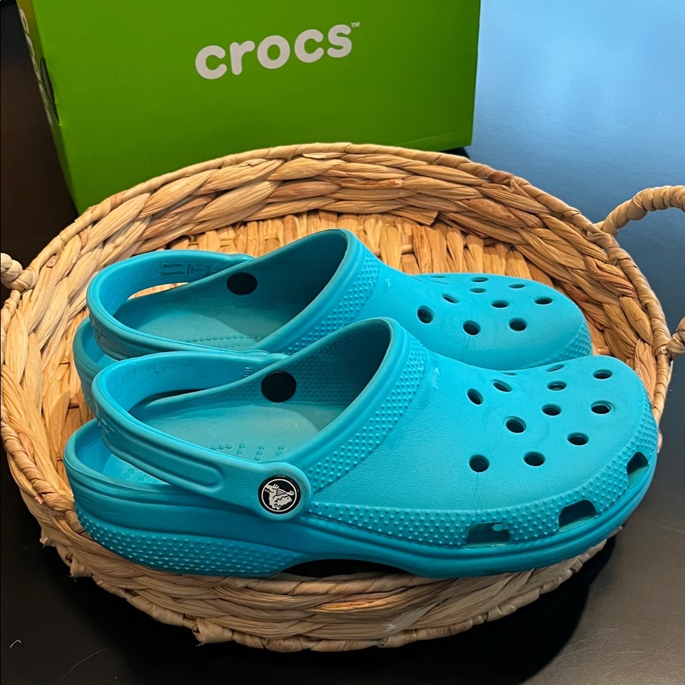 CROCS Sandals - Vibrant Teal Blue - Picture 5 of 9